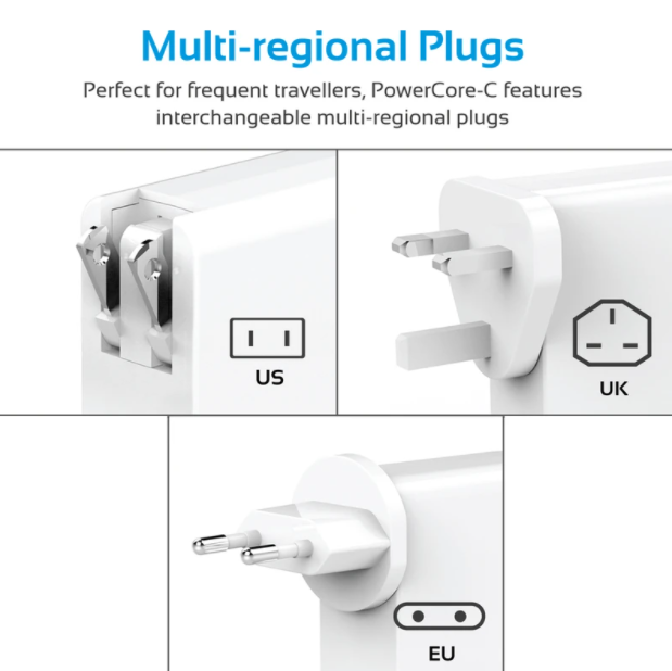 Multi regional plugs